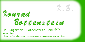 konrad bottenstein business card